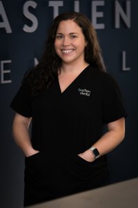 Smiling woman from our staff