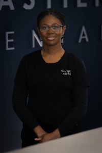 Smiling woman from our staff