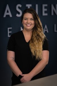 Smiling woman from our staff